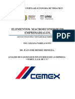 Elementos Macroeconomicos de Cemex