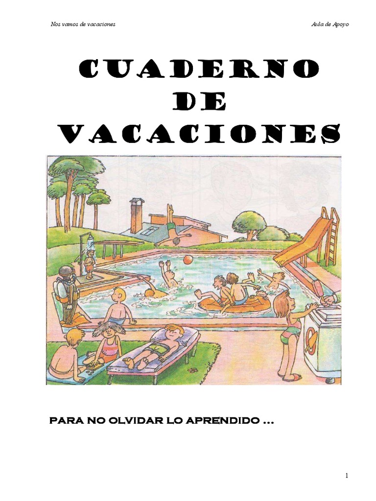 Cuaderno de Vacaciones PDF | PDF | Euro | Lingüística