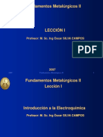 Lección I Introducción A La Electroquímica 2016-I PDF