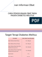 Pelayanan Informasi Obat: CARA PENGGUNAAN OBAT PADA PASIEN DIABETES MELITUS