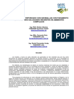 Muros en Suelo Reforzado Con Geomallas Con Paramento Vertical Tres Soluciones Recientes en Ambientes Complejos