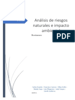 Análisis de Riesgos Naturales e Impacto Ambiental: Resúmenes