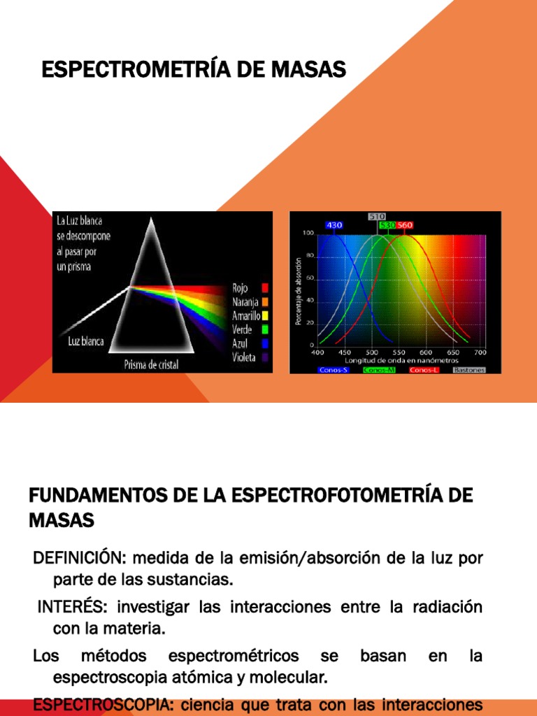 Fundamentos de Espectrometría de Masas | PDF | Radiación ...