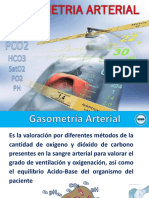 Gasometría Arterial: Análisis e Interpretación