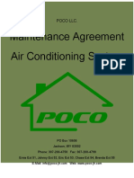 Airconditioning Service Contract
