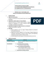 Convocatoria - JUNIO - 2019administrativos 2000 Soles PDF