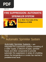 Fire Suprression - Automatic Sprinkler System