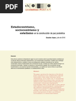 Estadocentrismo, Sociocentrismo y Estatismo