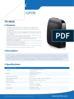 1-Port Gigabit GPON Terminal 6610