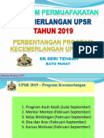 Program Permuafakatan Upsr 2019