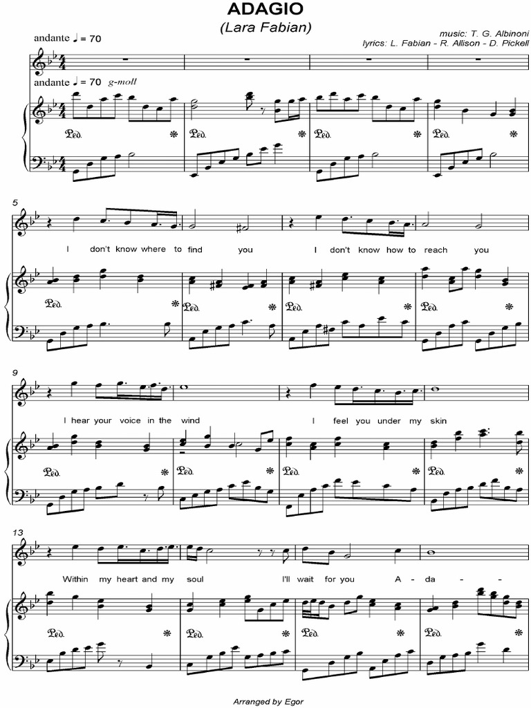 Lara Fabian Adagio PDF | PDF