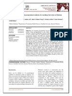 Recognition of Stressors in Postgraduate PDF