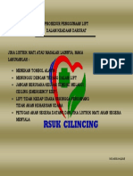 Prosedur Penggunaan Lift