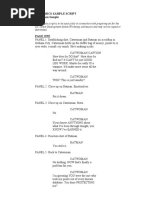 DC Comics Sample Script Example | PDF | Mystery, Thriller & Crime ...