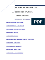 Confesion de Fe Bautista de 1689: Capitulo 1-10 (Aquí Abajo)