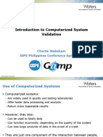 1 - Introduction To Computerized Systems Validation - For Review