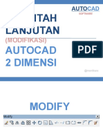 Perintah Lanjutan (Modifikasi) CAD 2D PDF