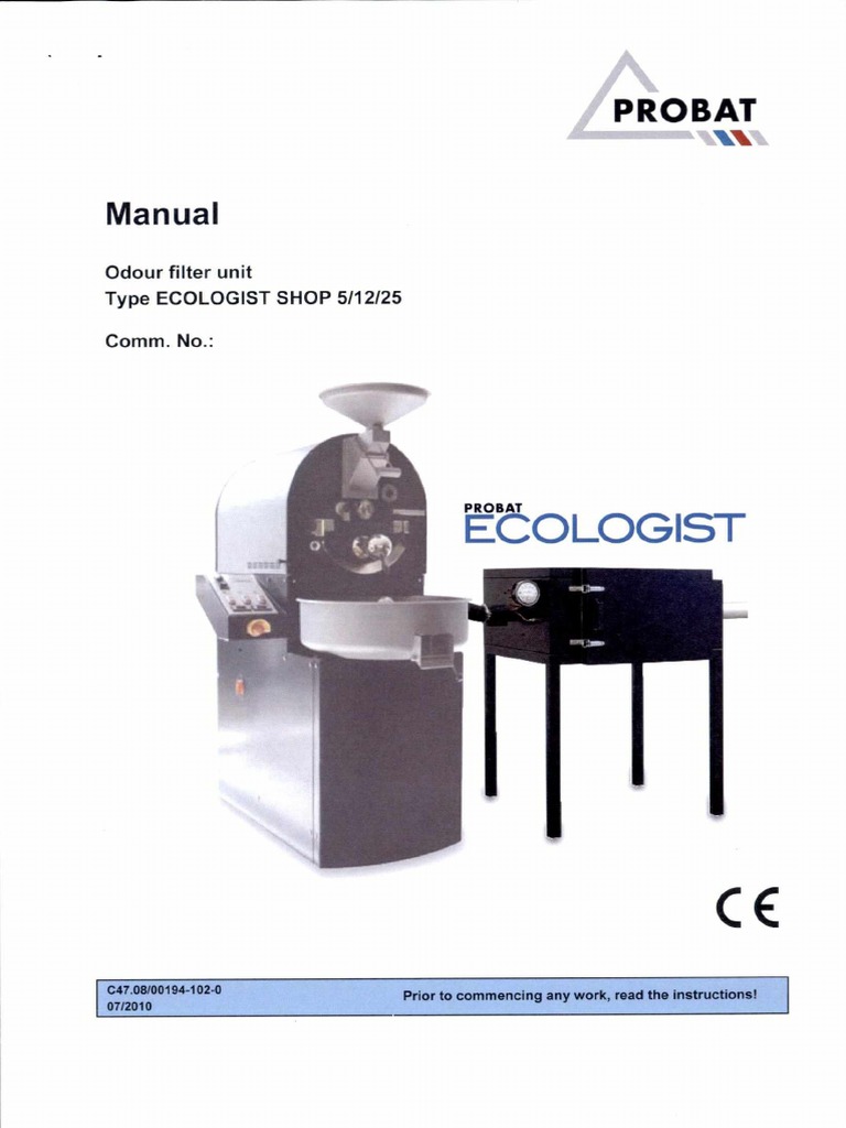 Probat Roaster 5kg PDF | PDF | Ecology | Coffee