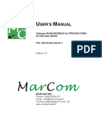 User Manual Gw-Dlms - MARCOM