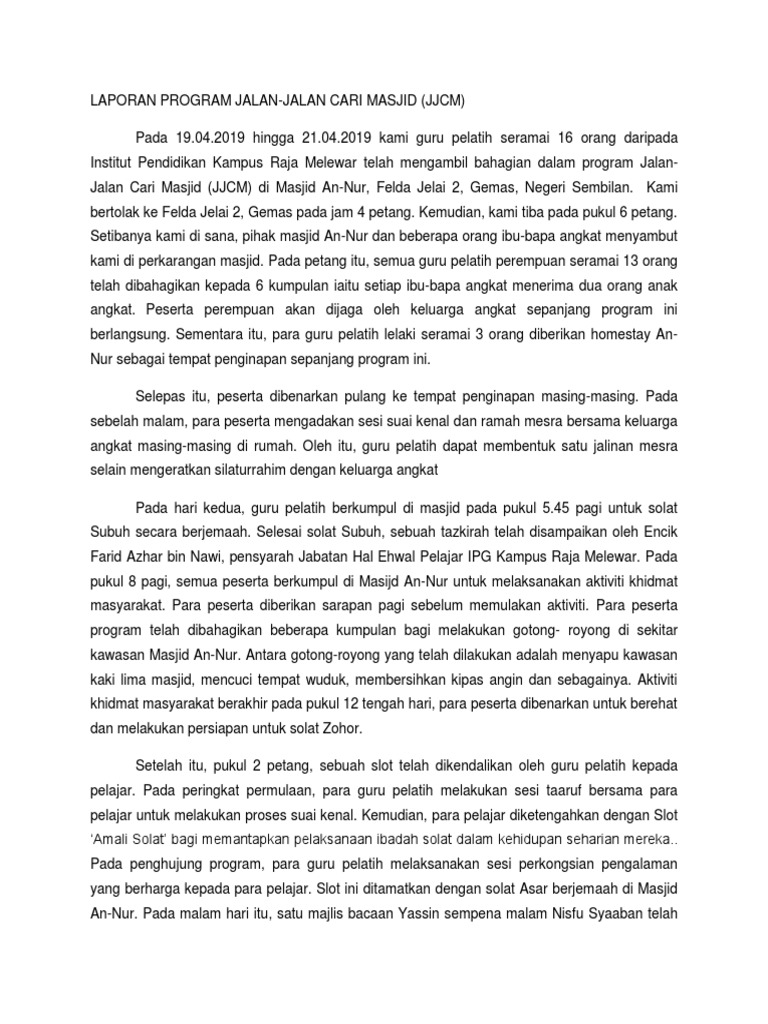 Laporan Program Anak Angkat Pdf