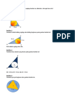 Soal-soal geometri tentang lingkaran dan segitiga