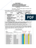 Pengumuman Perbaikan Jadwal Sesi Pelaksanaan Seleksi Kompetensi Bidang Pemerintahan Tahun 2018