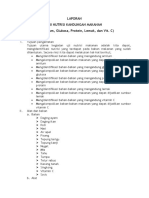 Laporan Praktikum Bio Uji Makanan