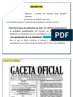 ESQUEMA de Decretos