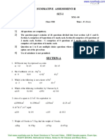Model Test Paper For Class 8 Mathematis Download