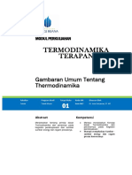 Thermodinamika Terapan Modul 1