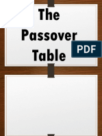 Passover Table