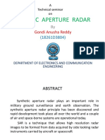 Synthetic Aperture Radar: Gondi Anusha Reddy