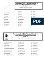 Percentil Ortografico 2019