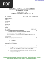 Anser Key For Class 8 Social Science SA 2 PDF