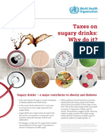 Taxes On Sugary Drink
