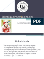 Bismillaahirrahmaanirrahim: Assalamualaikum WR - WB