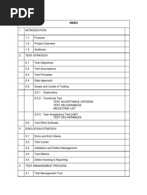 Test Plan
