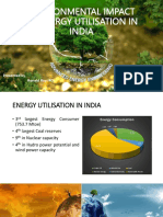 Environmental Impact of Energy Utilisation in India