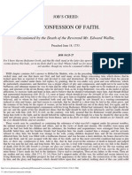 Job's Creed or Confession of Faith.