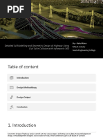 Detailed 3d Modelling and Geometric Design of Highway Using Civil 3d in Collision With Infraworks 360