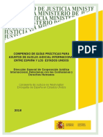 Compendio de Guias Practicas para Asuntos de Auxilio Judicial Internacional Entre Espana y Los Esta PDF