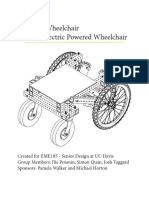 Electric Wheel Chair Drawings PDF