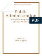 PUBLIC POLICY (Public Administration and public policy 99) Public Administration An Interdiscipli.pdf