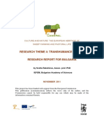 Transhumance National Report Bulgaria