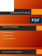 Geometría Fractal.