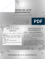 Nulidad Del Acto Administrativo