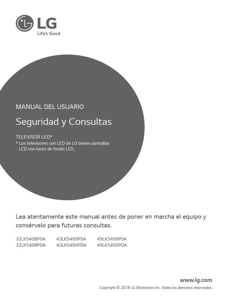 Manual Smart TV LG | PDF | Hdmi | USB