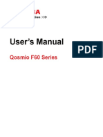 User's Manual: Qosmio F60 Series