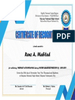 Renz A. Mabitad: Deped-National Capital Region Division of City Schools - Valenzuela