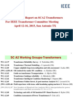 IEEE CIGRE Liaison Report on SCA2 Transformers